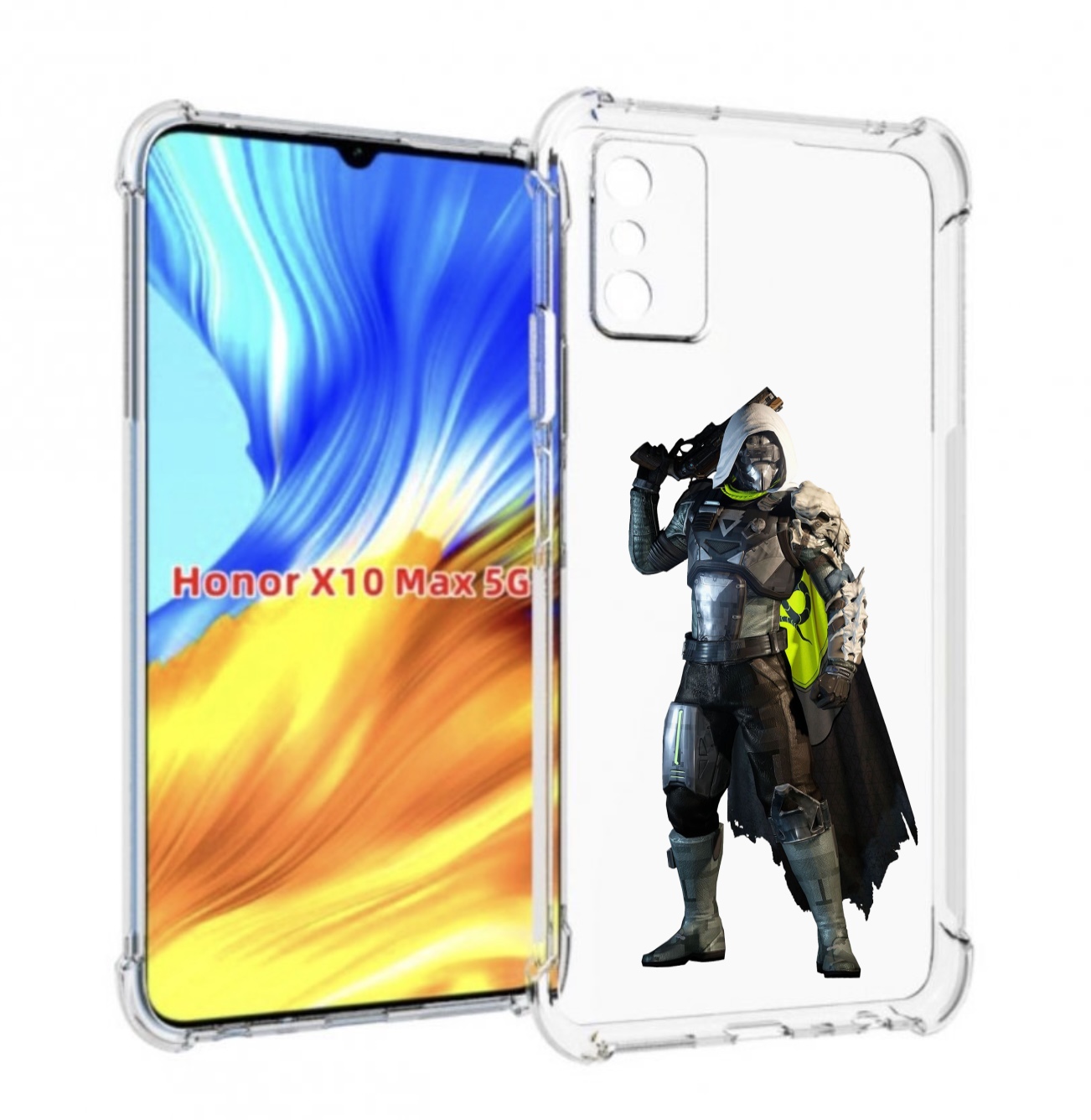 

Чехол MyPads destiny-2-hunter для Honor X10 Max, Прозрачный, Tocco