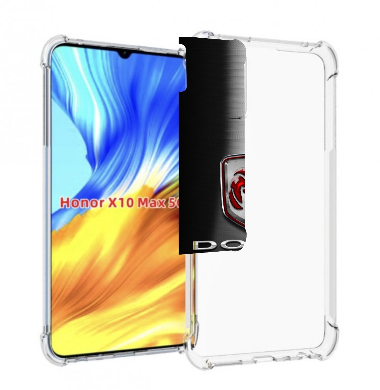 

Чехол Mypads Dodge 1 Мужской Для Honor X10 Max, Прозрачный, Tocco