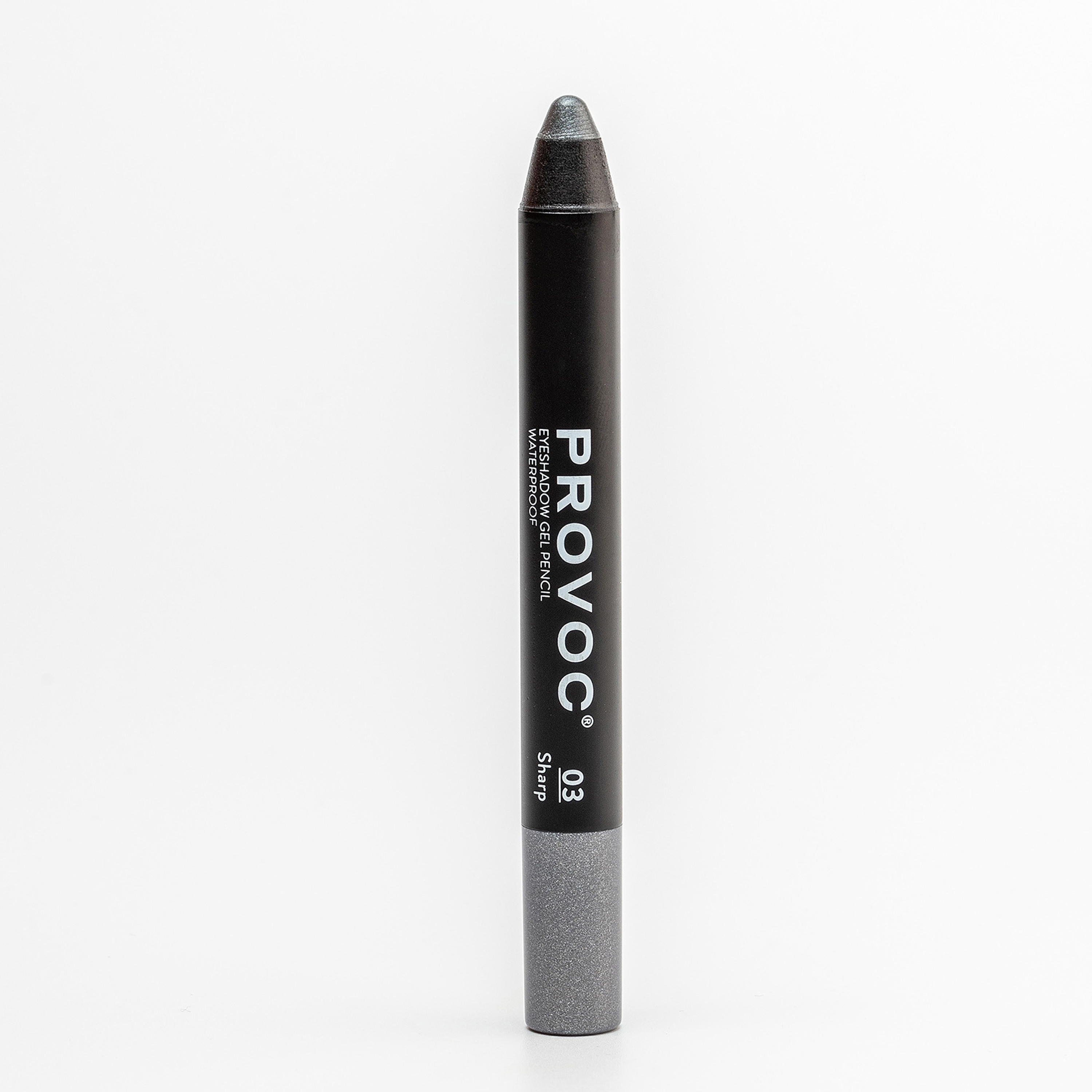 Тени-карандаш водостойкие шиммер, 03 мокрый асфальт / Eyeshadow Pencil 2,3 г тени карандаш водостойкие eyeshadow pencil pvep10 10 оливковый шиммер 1 шт