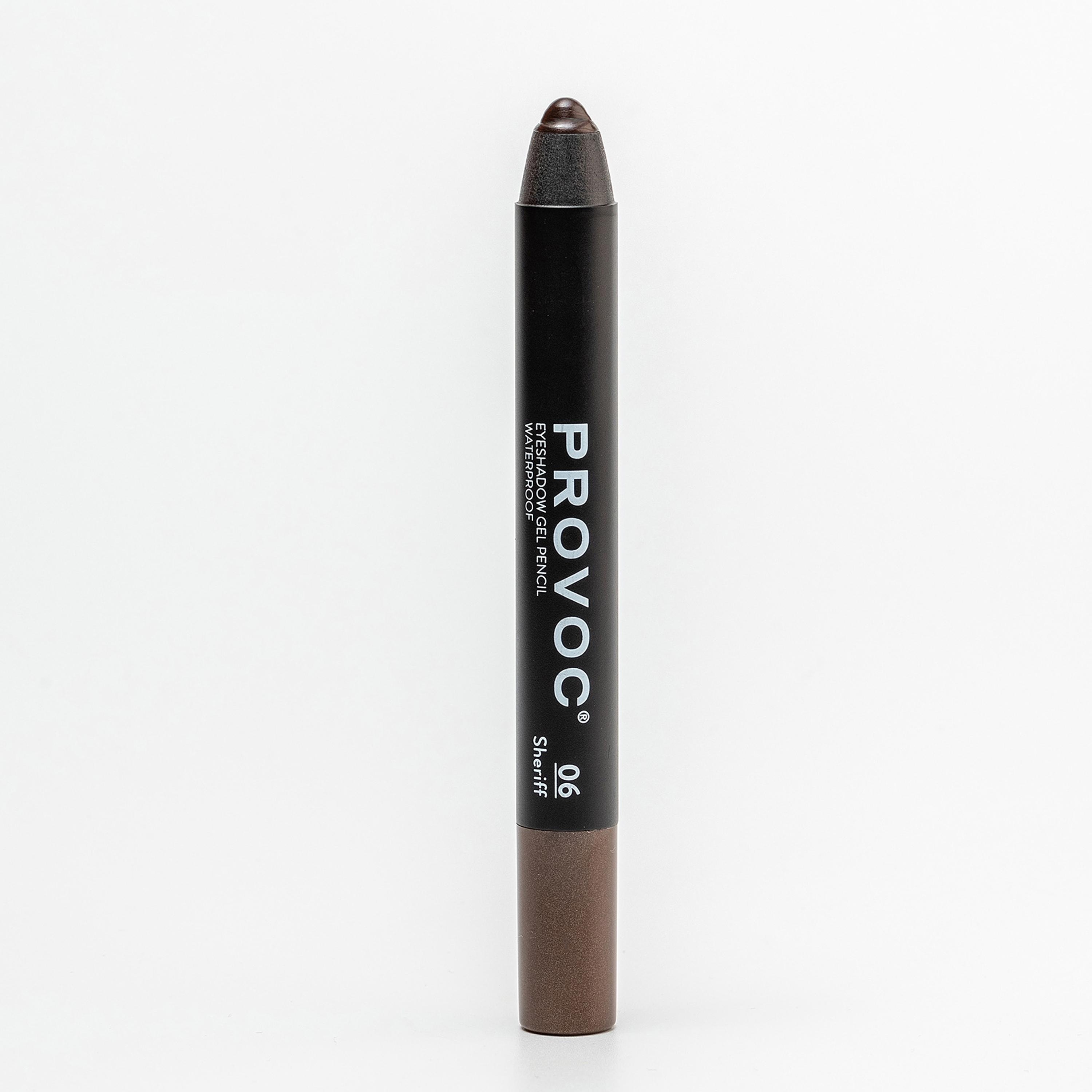 Тени-карандаш водостойкие матовые, 06 темный шоколад / Eyeshadow Pencil 2,3 г provoc тени карандаш водостойкие матовые 06 темный шоколад eyeshadow pencil 2 3 г