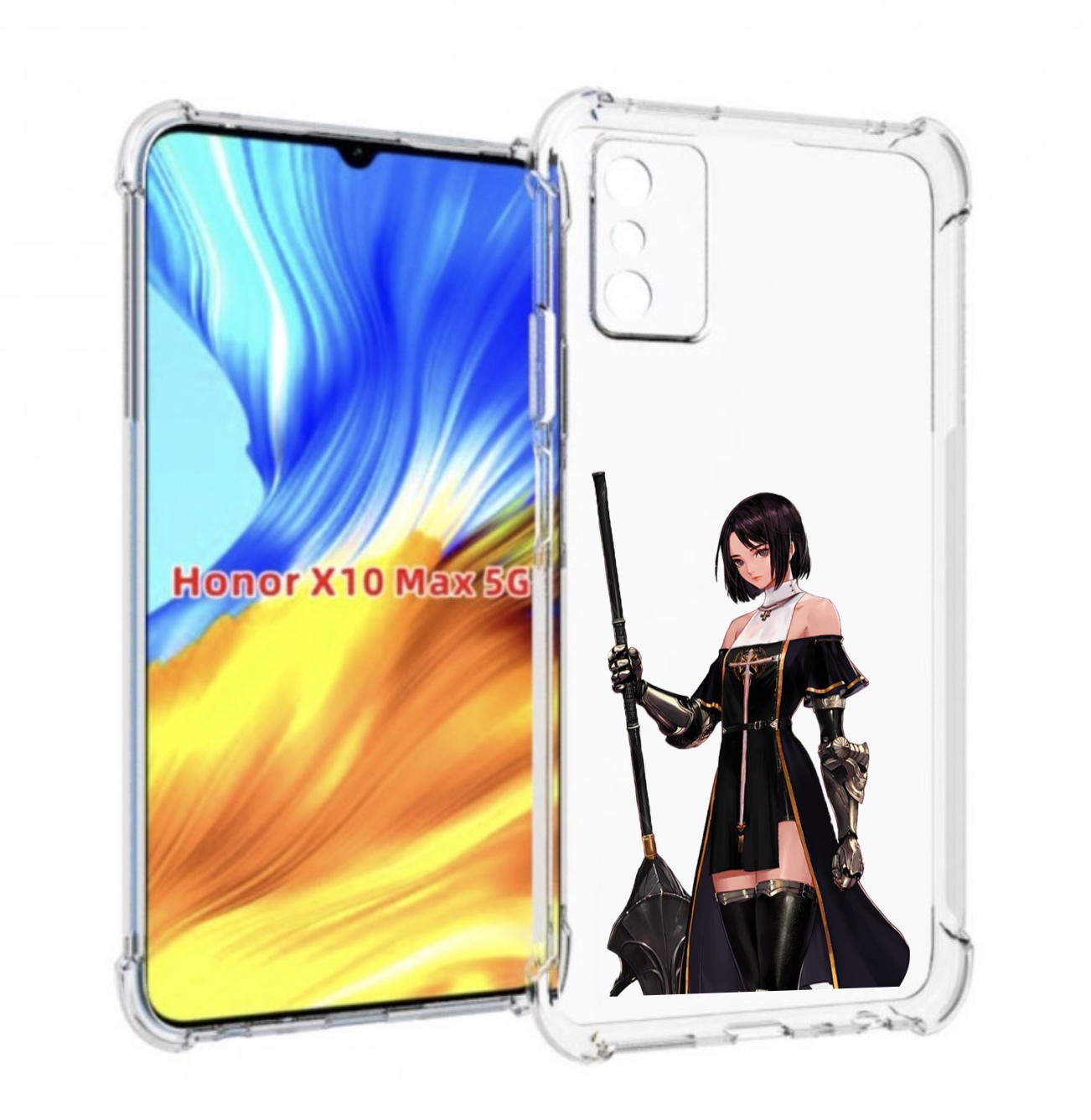 

Чехол MyPads dungeon-fighter для Honor X10 Max, Прозрачный, Tocco