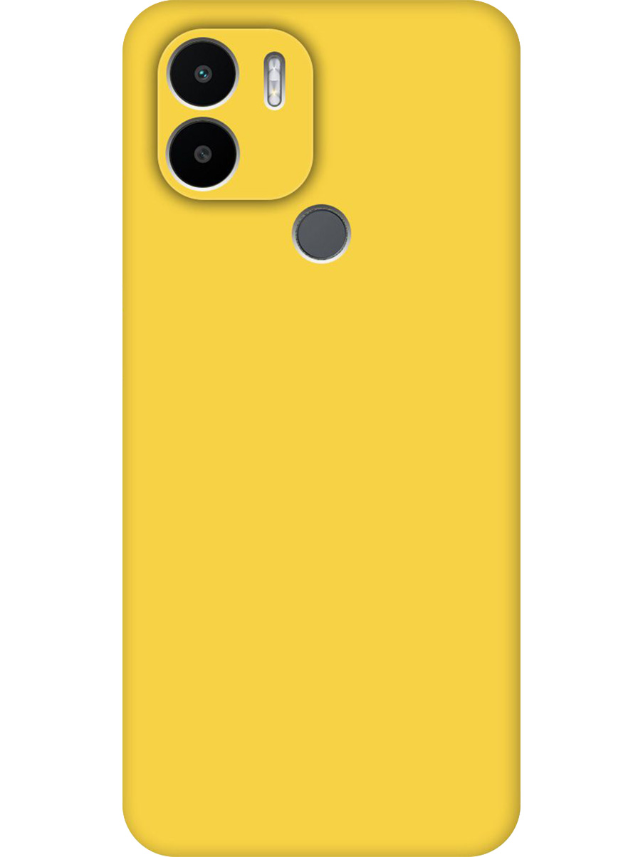 

Силиконовый чехол на Xiaomi Redmi A1+/A2+, Poco C50/C51 матовый желтый, 762092121