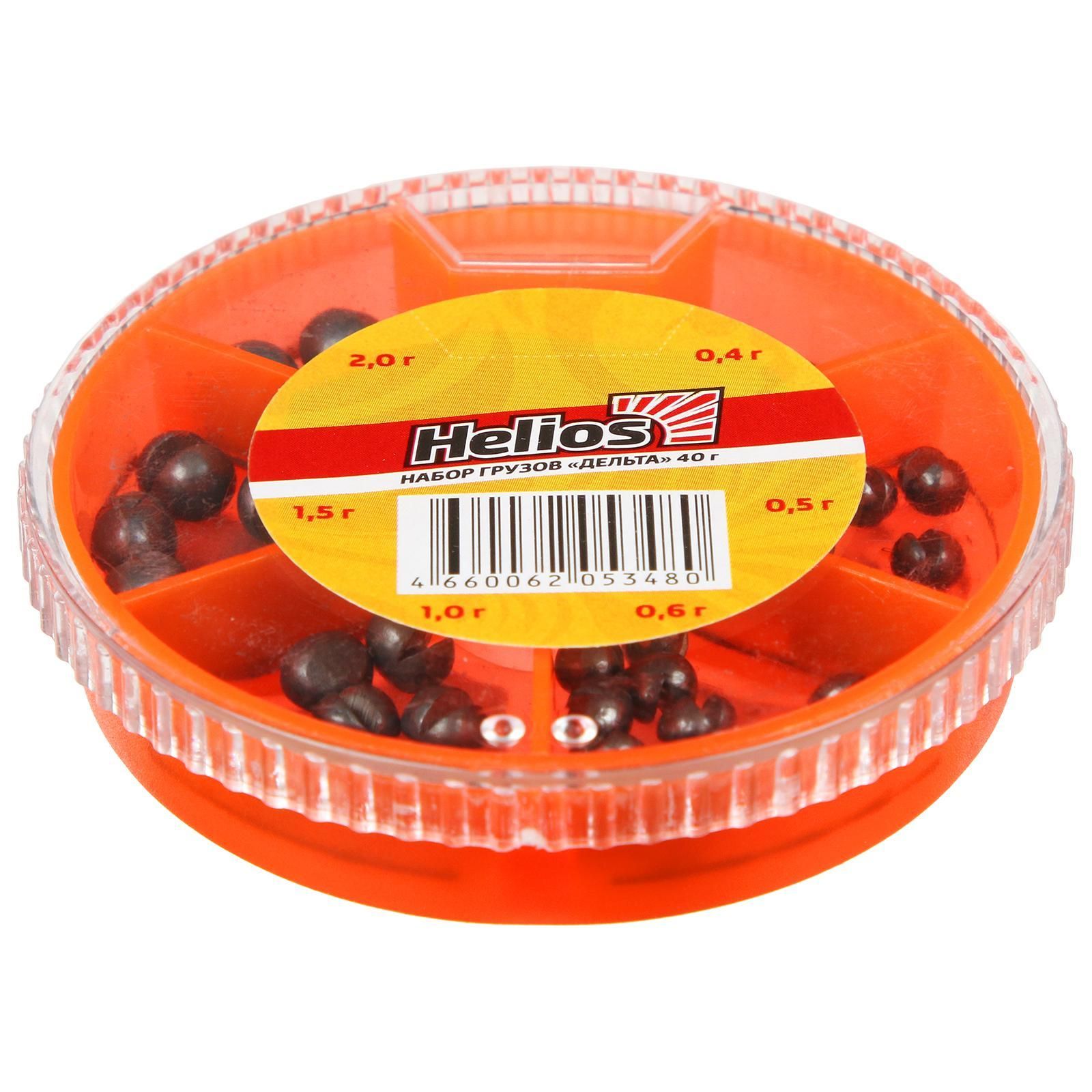 

Набор грузов «Дельта» 40 г Helios, Черный, Дельта