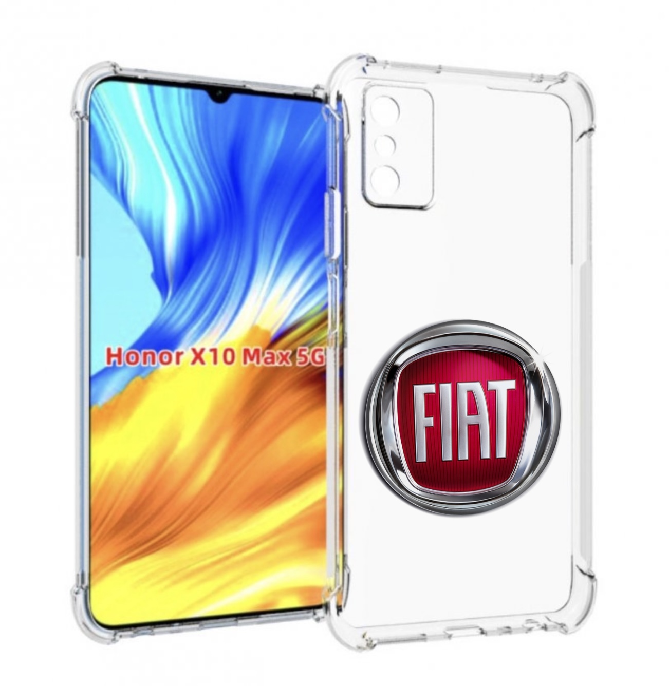 

Чехол Mypads Fiat Мужской Для Honor X10 Max, Прозрачный, Tocco