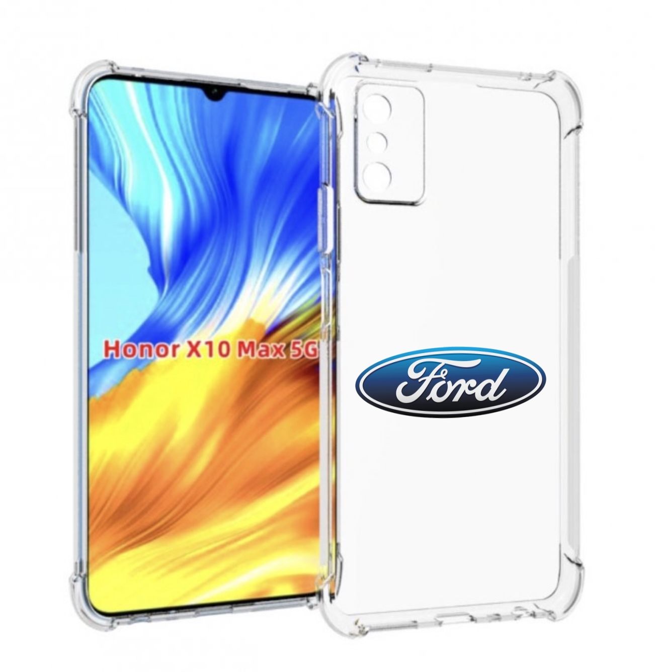 

Чехол Mypads Ford-3 Мужской Для Honor X10 Max, Прозрачный, Tocco