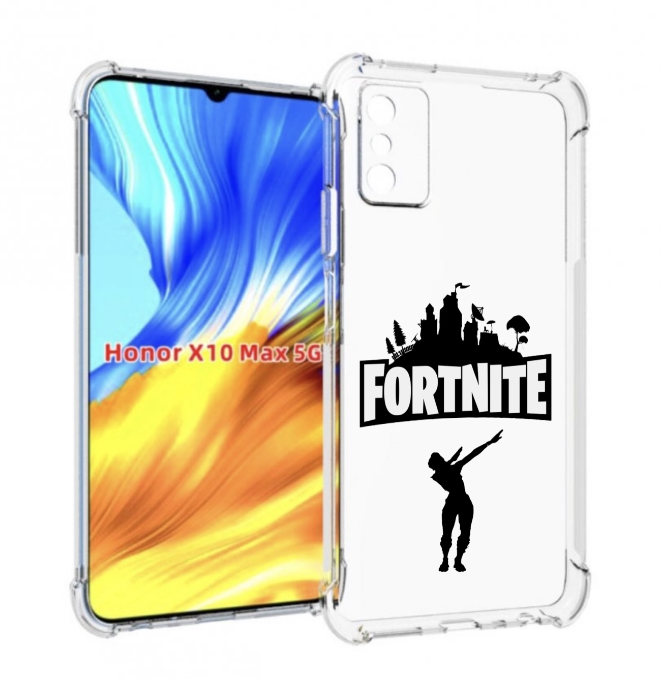 

Чехол Mypads Fortnite-2 Для Honor X10 Max, Прозрачный, Tocco