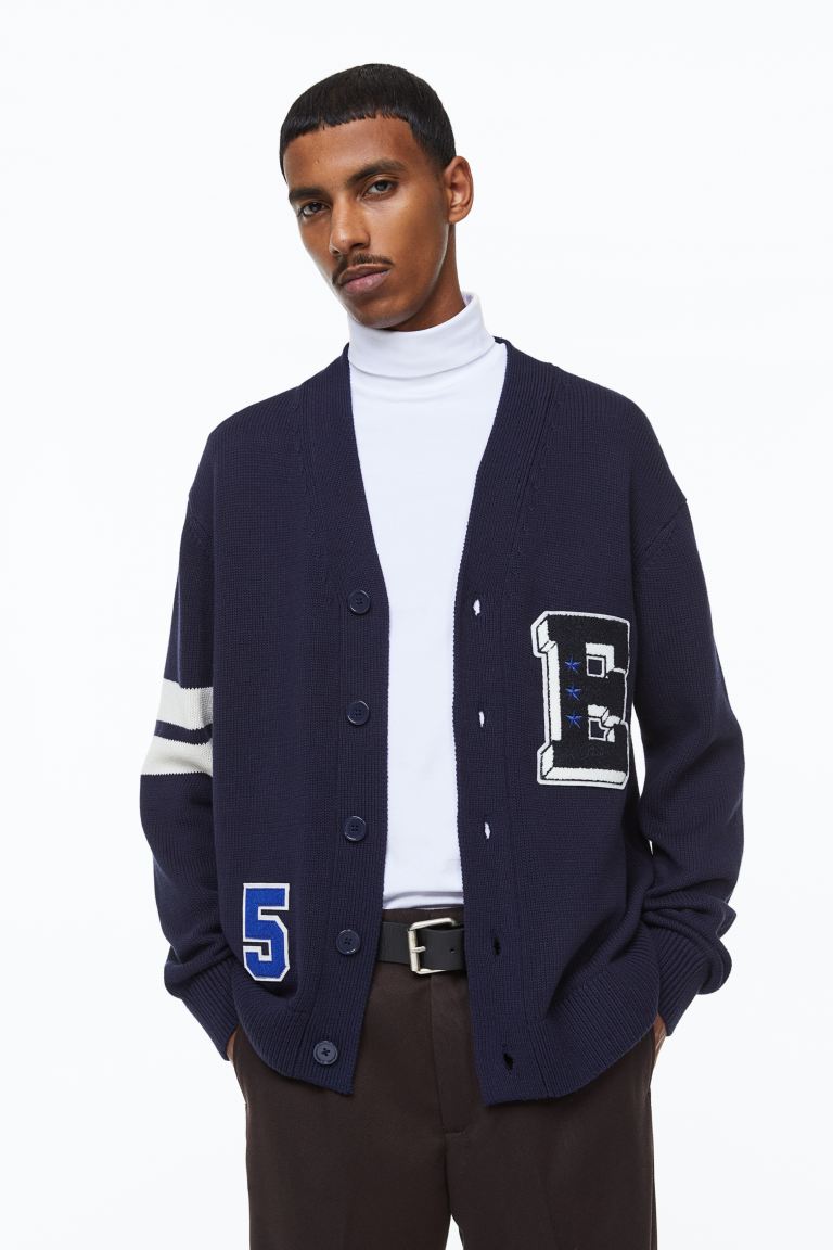 

Кардиган мужской H&M 1118997001 синий M (доставка из-за рубежа), 1118997001
