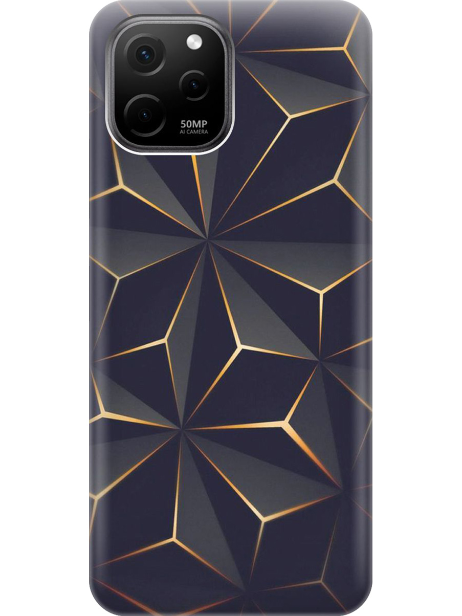 

Силиконовый чехол на Huawei nova Y61 с принтом "Графитовый узор", Прозрачный;оранжевый;черный, 762098531