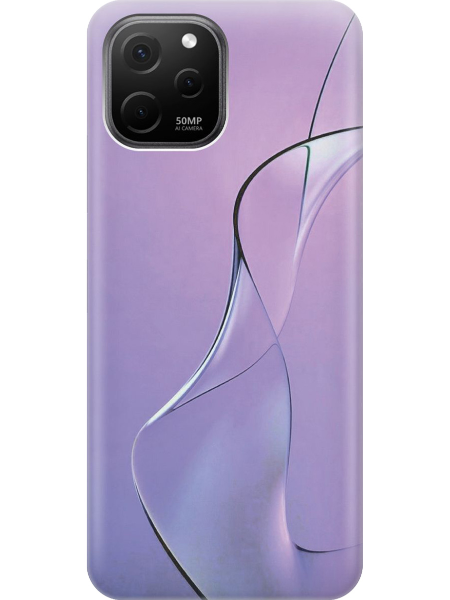

Силиконовый чехол на Huawei nova Y61 с принтом "Сиреневый изгиб", Прозрачный;розовый;фиолетовый, 762098531