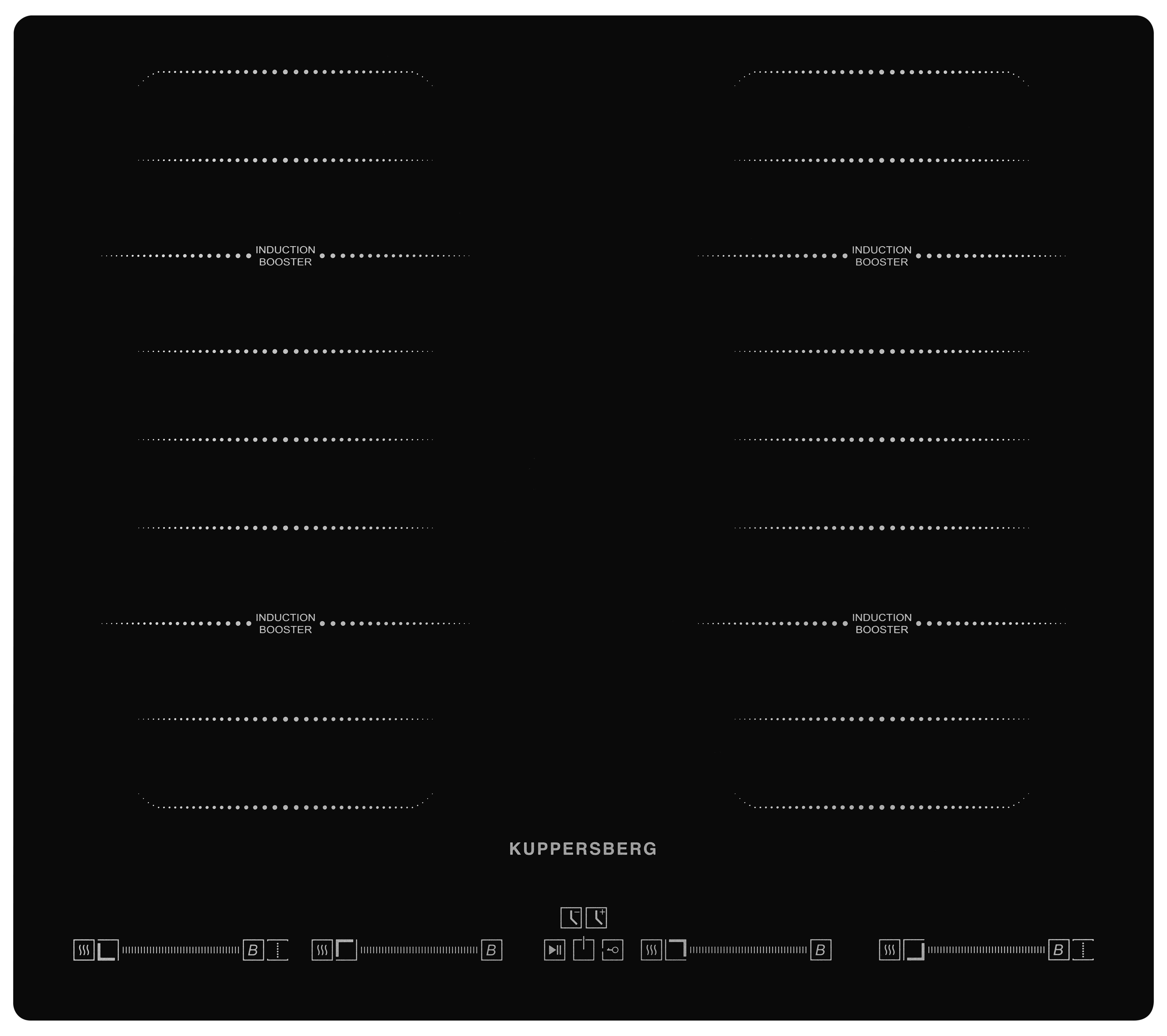 Встраиваемая варочная панель индукционная KUPPERSBERG ICS 644 черный встраиваемая варочная панель индукционная kuppersberg ics 614
