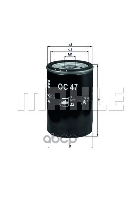 

Фильтр масляный Audi 80 B3/A4 B5/A4 B5 Avant 86>01 VW Golf III/Passat B3/B4/Passat B3/B4 V