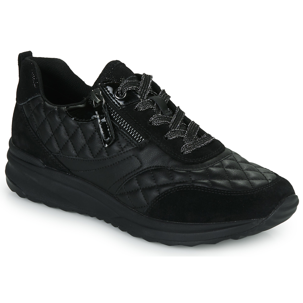 

Кроссовки женские GEOX 22643066 черные 41 EU, Черный, 22643066