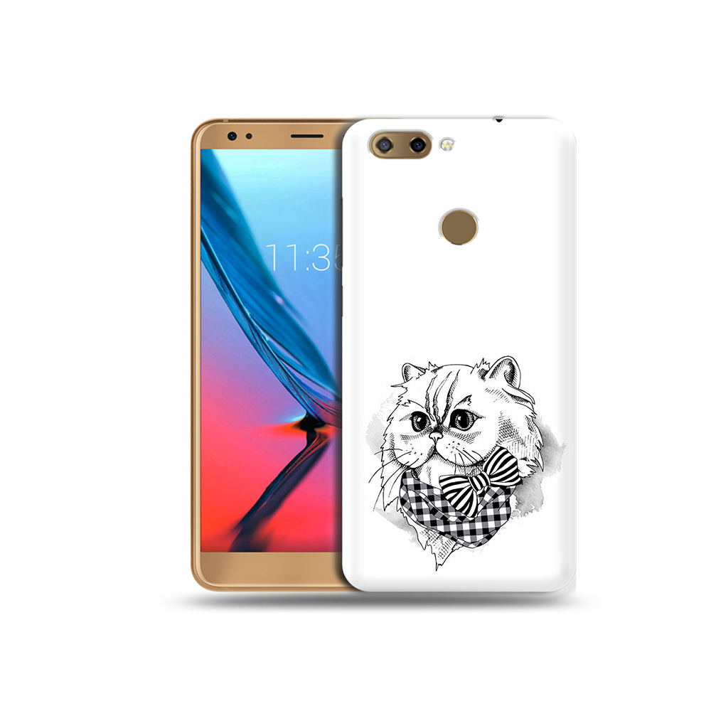 Чехол MyPads Tocco для ZTE Blade V9 нарисованная красивая кошечка (PT106427.464.503)