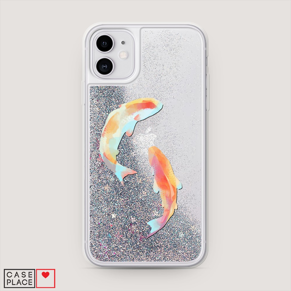 

Чехол Awog на Apple iPhone 11 / Айфон 11 "Акварельные карпы", Разноцветный, 12191-1