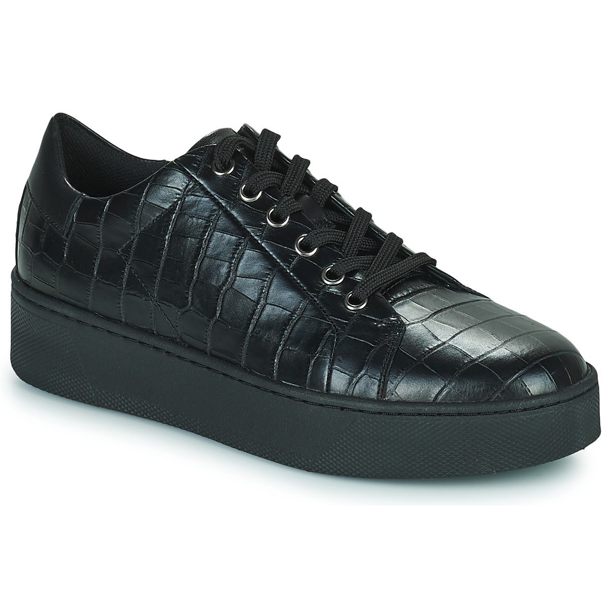 

Кеды женские GEOX 22643077 черные 38 EU, Черный, 22643077
