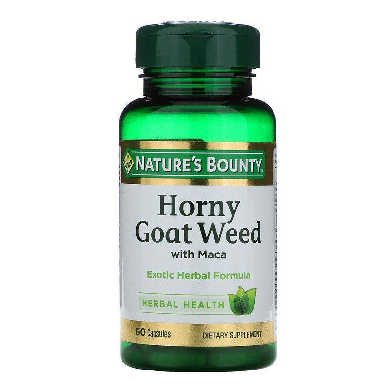 

Трава Горянки с Мака Nature's Bounty Horny Goat Weed капсулы 60 шт., Horny Goat Weed