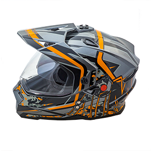 

Шлем AiM JK802S Orange/Grey/Black XS