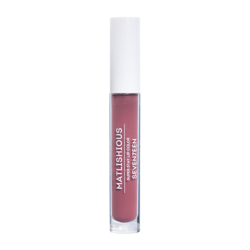 Жидкая помада-блеск Seventeen Matlishious Super Stay Lip Color 36 темный бежево-розовый лента атласная 40 мм × 23 ± 1 м насыщенный розовый 05