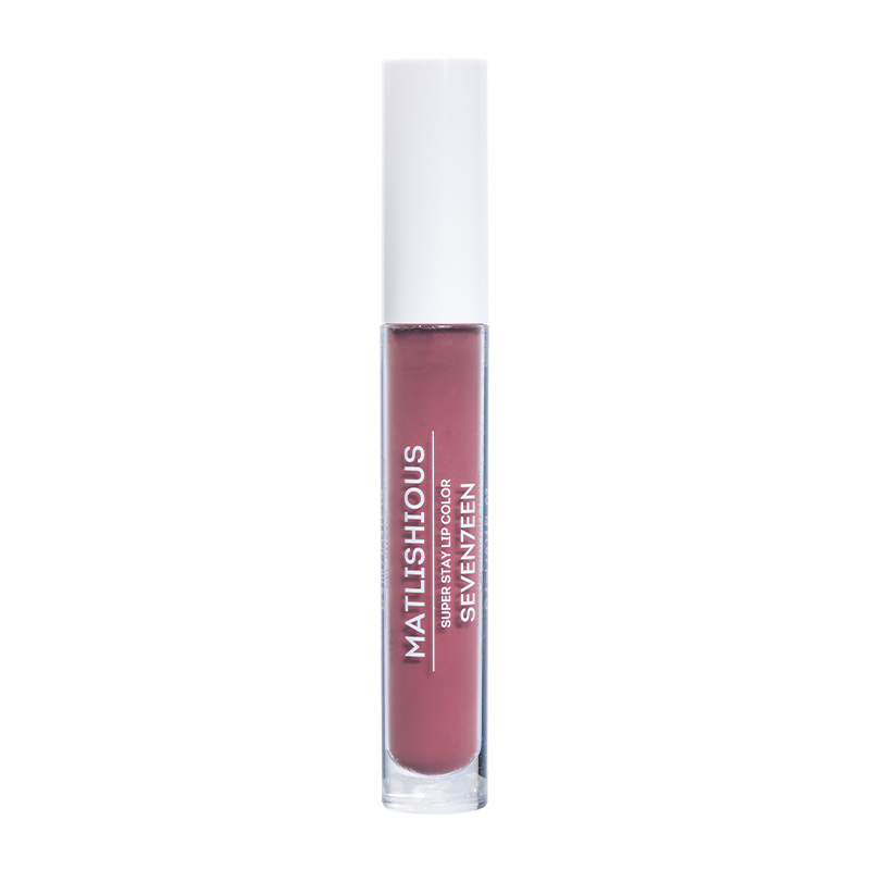 Жидкая помада-блеск Seventeen Matlishious Super Stay Lip Color 36 темный бежево-розовый