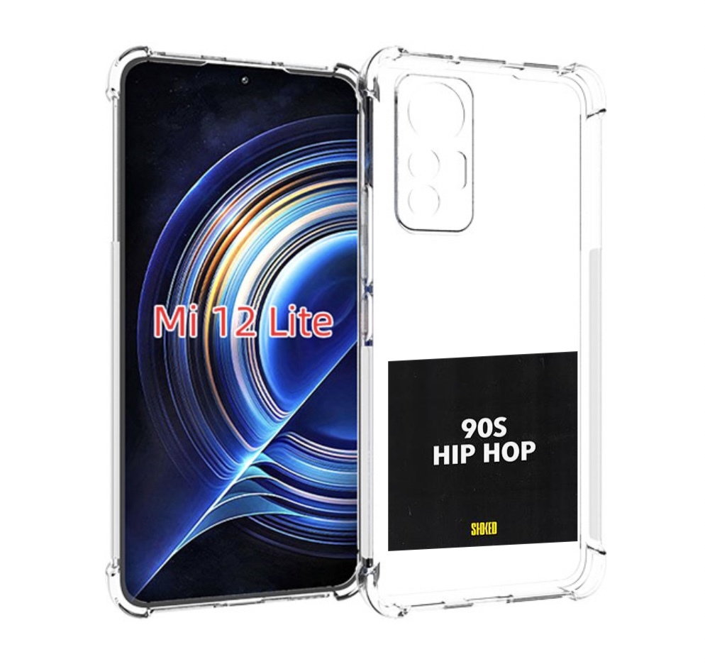 

Чехол MyPads Eazy-E 90S Hip Hop для Xiaomi 12 Lite, Прозрачный, Tocco