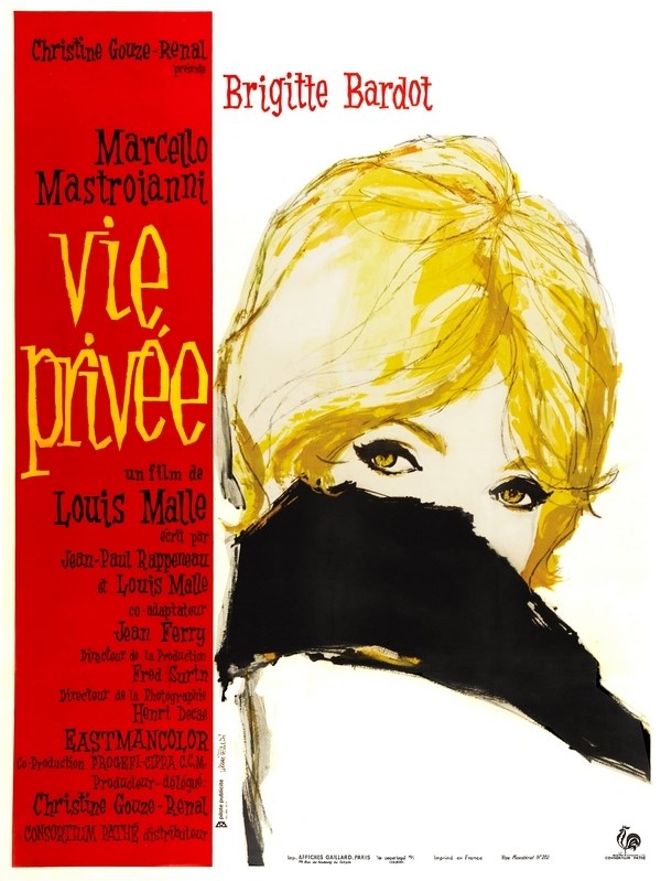 

Постер к фильму "Частная жизнь" (Vie privee) Оригинальный 50,8x68,6 см