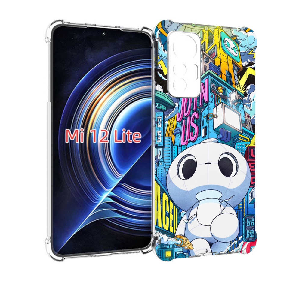 

Чехол MyPads FaceU для Xiaomi 12 Lite, Прозрачный, Tocco