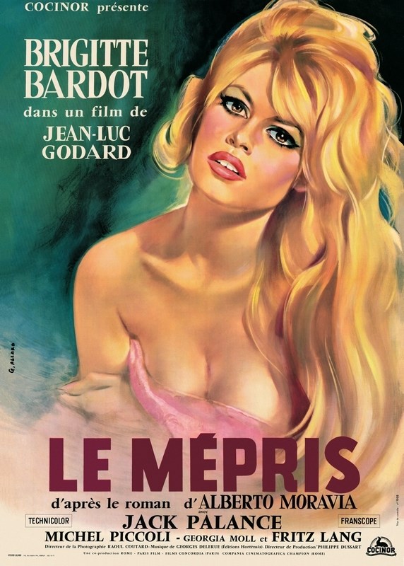 

Постер к фильму "Презрение" (Le mepris) Оригинальный 68,6x96,5 см