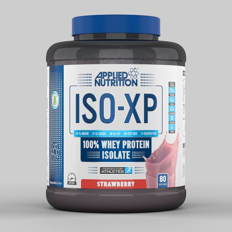 фото Сывороточный изолят applied nutrition iso-xp клубника 1800 гр