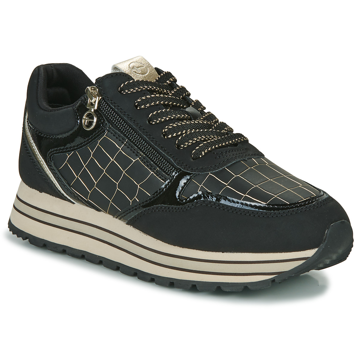 

Кроссовки женские Tamaris 22729549 черные 40 EU, Черный, 22729549