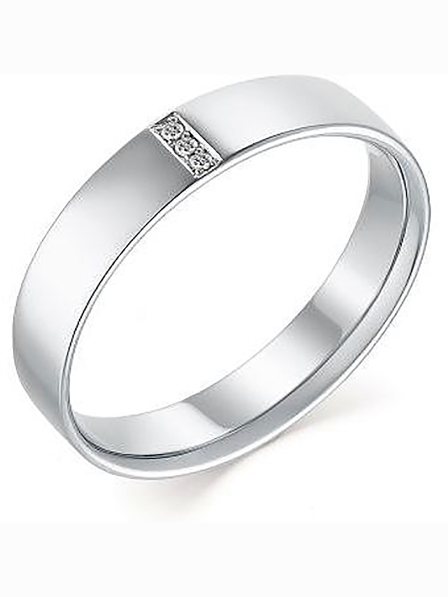 

Кольцо с 6 бриллиантами из белого золота р. 18 Алкор 13428-213, 13428-213