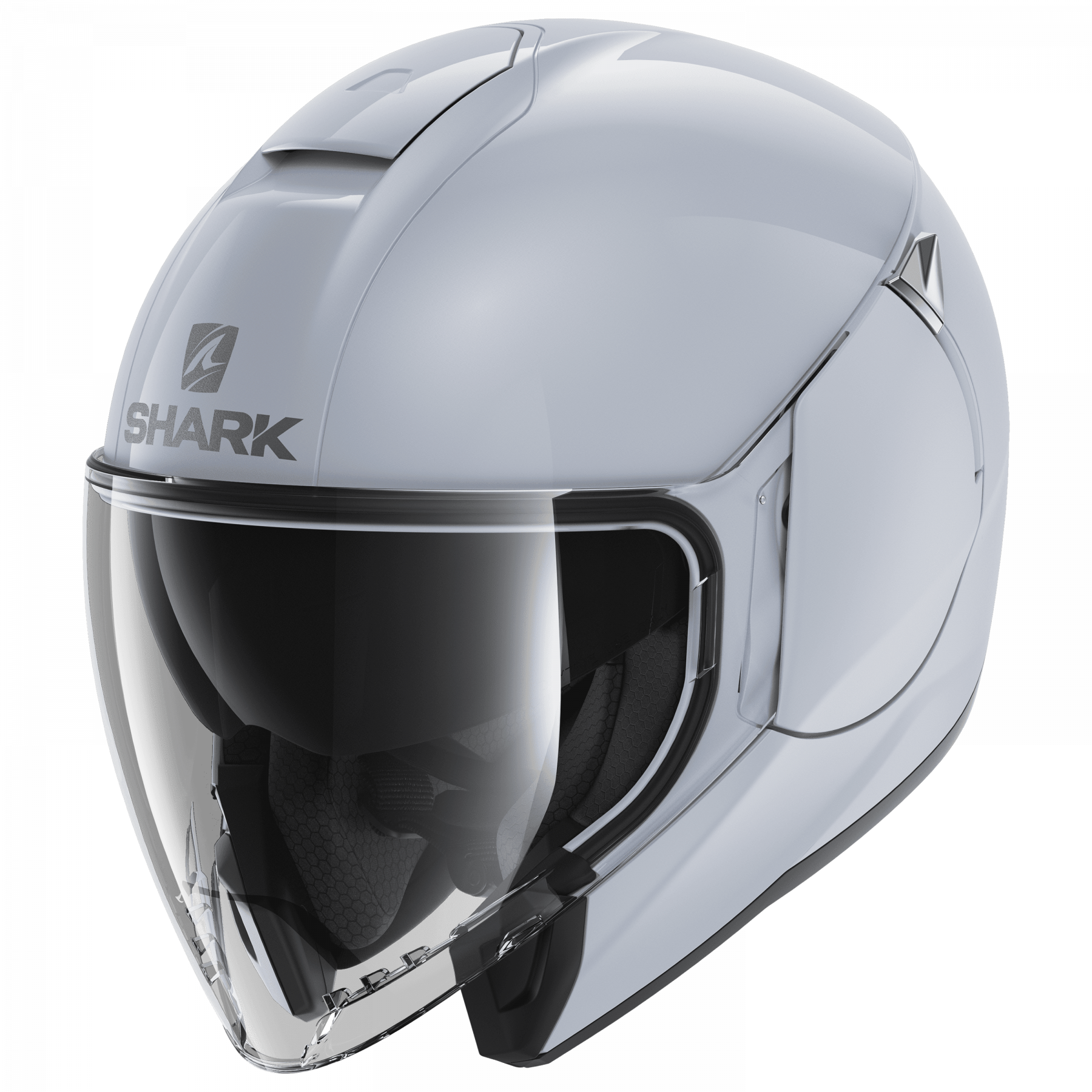 

Шлем SHARK CITYCRUISER DUAL BLANK White/Silver Glossy M