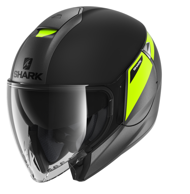

Шлем SHARK CITYCRUISER KARONN MAT Antracite/Yellow/Black M