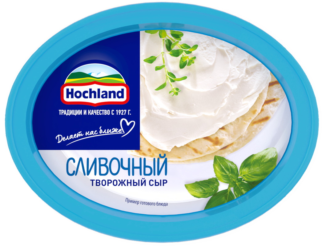 

Сыр творожный Hochland сливочный, 60%, 140 г