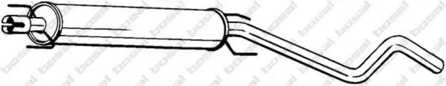 

Глушитель Центральный Bosal арт. 284-735