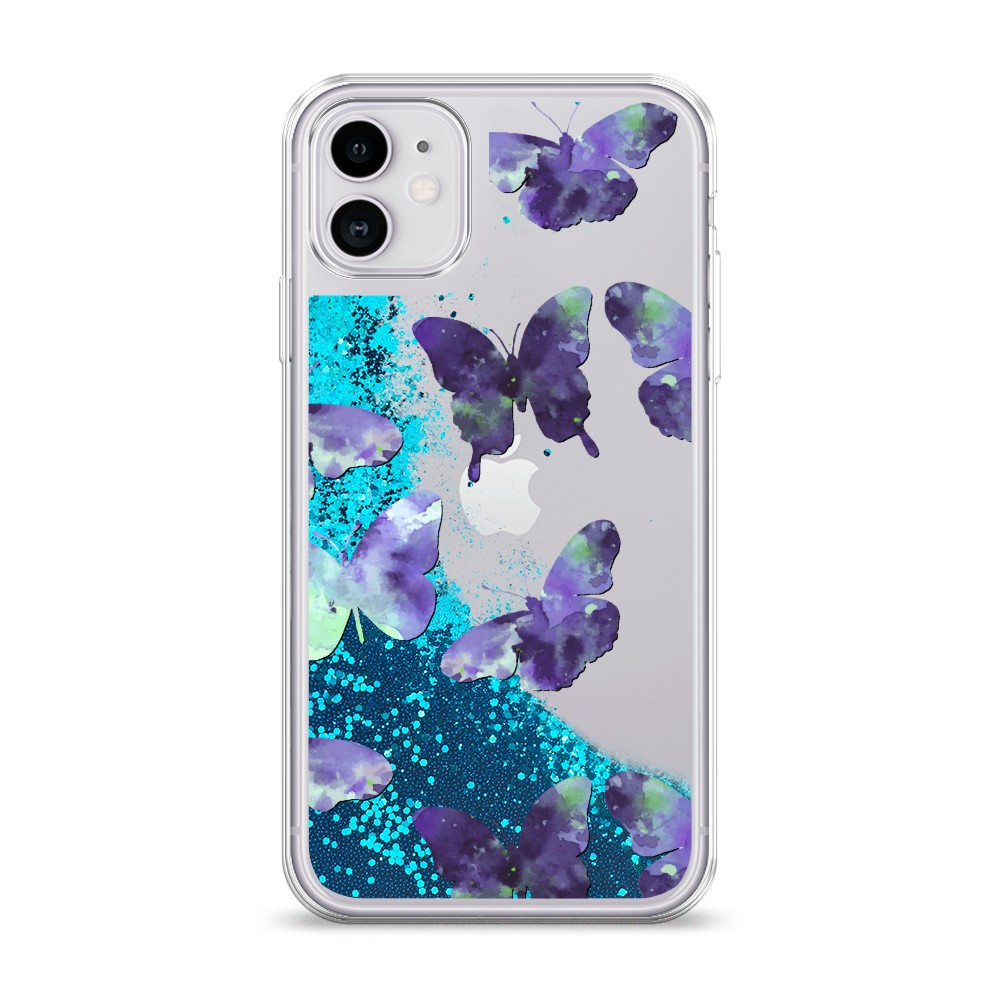 

Чехол Awog на Apple iPhone 11 / Айфон 11 "Бабочки отпечатки", Разноцветный, 12193-1