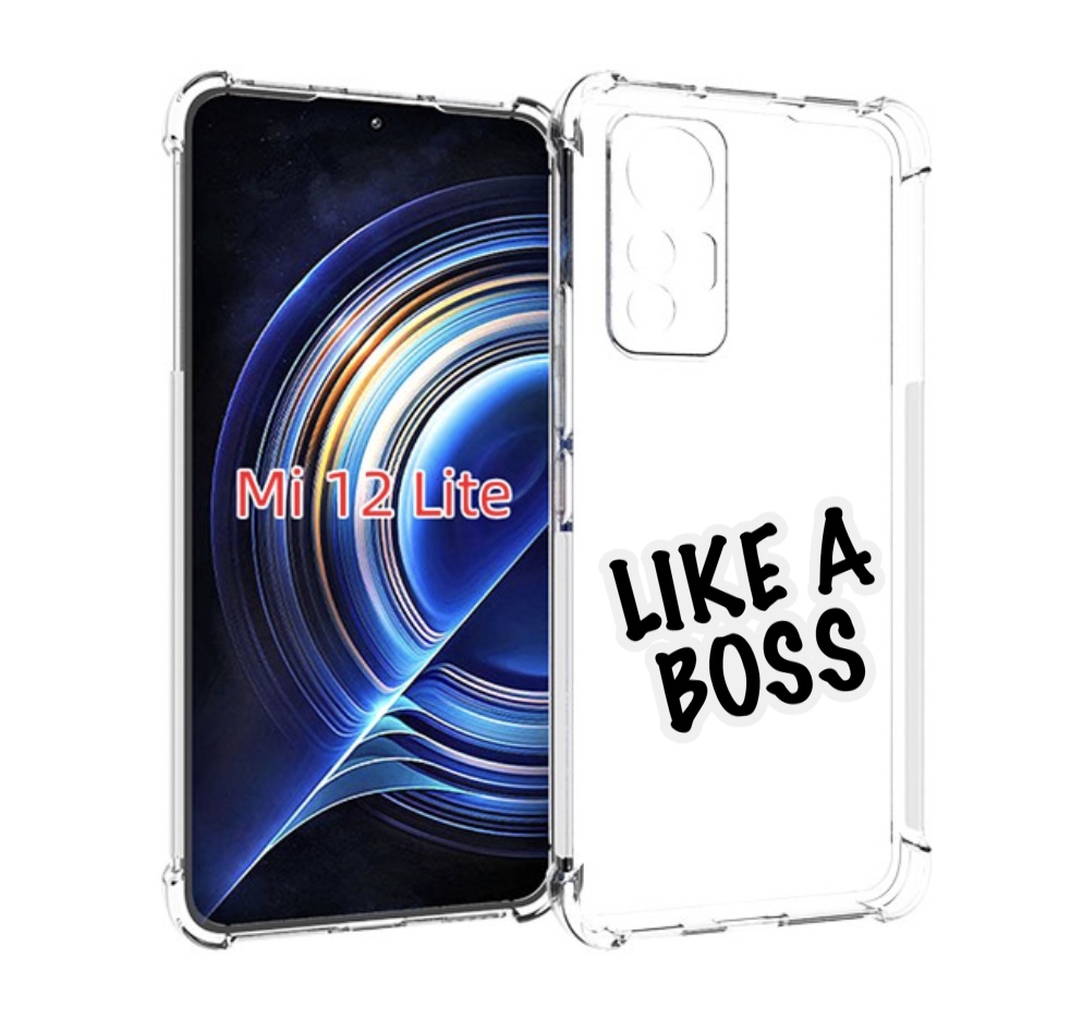 

Чехол MyPads Like-a-boss для Xiaomi 12 Lite, Прозрачный, Tocco