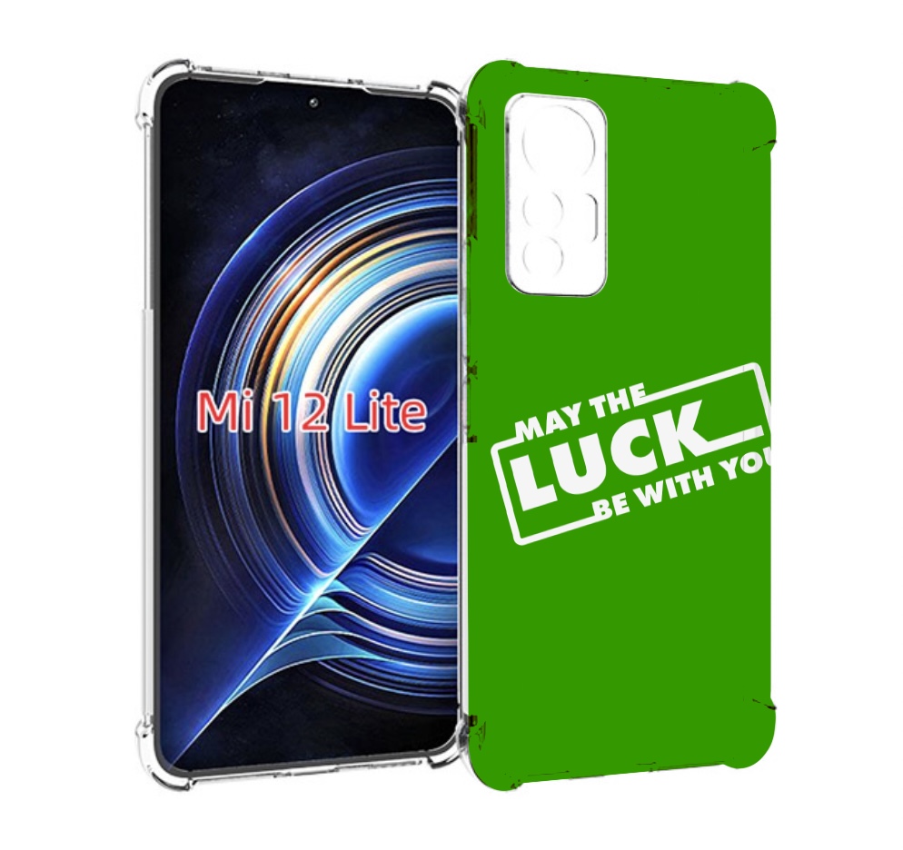 

Чехол MyPads Luck green для Xiaomi 12 Lite, Прозрачный, Tocco