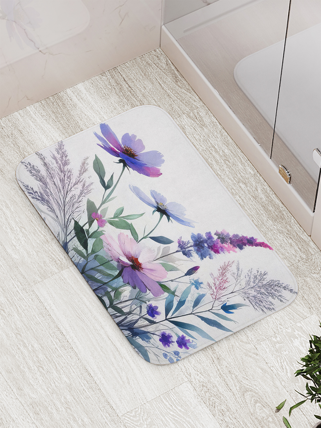 

Коврик для ванной и туалета мягкий JoyArty "Разнообразие цветов", bath_sd2800
