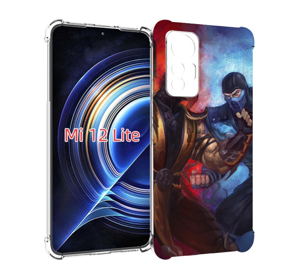 

Чехол MyPads Mortal Kombat art для Xiaomi 12 Lite, Прозрачный, Tocco