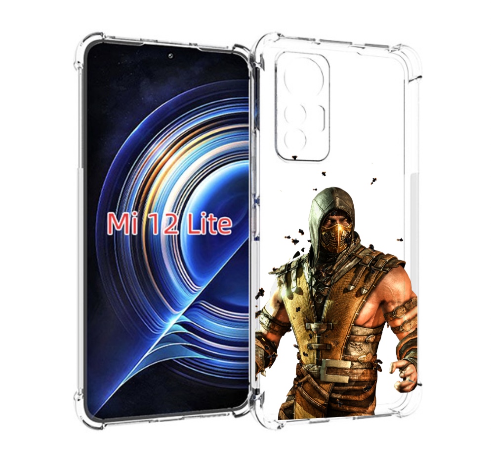 

Чехол MyPads Mortal Kombat scorpion для Xiaomi 12 Lite, Прозрачный, Tocco