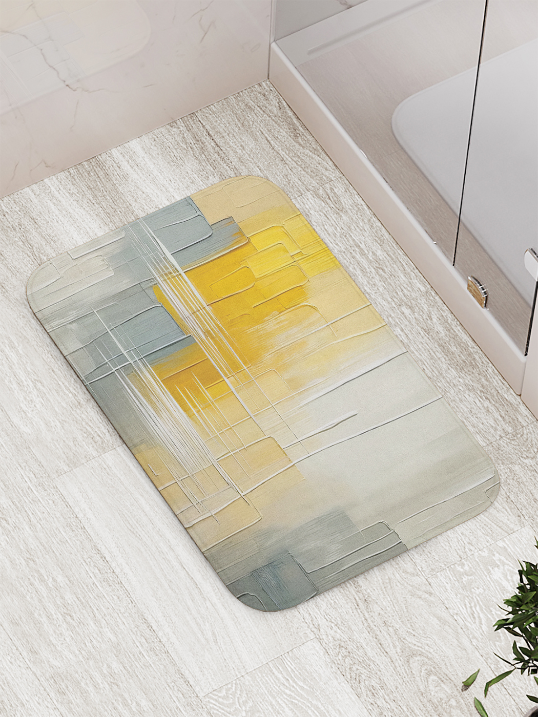 

Коврик для ванной и туалета мягкий JoyArty "Рисунок краской", bath_sd2669