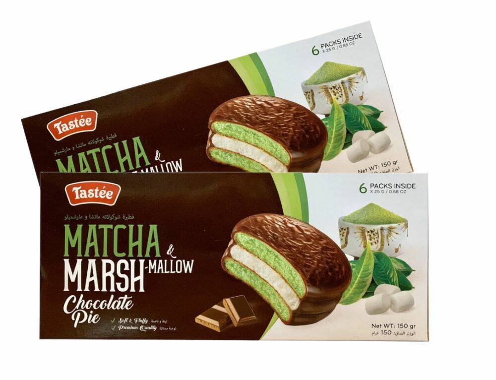 

Печенье «Tastee Чокопай», с чаем матча, 150 г