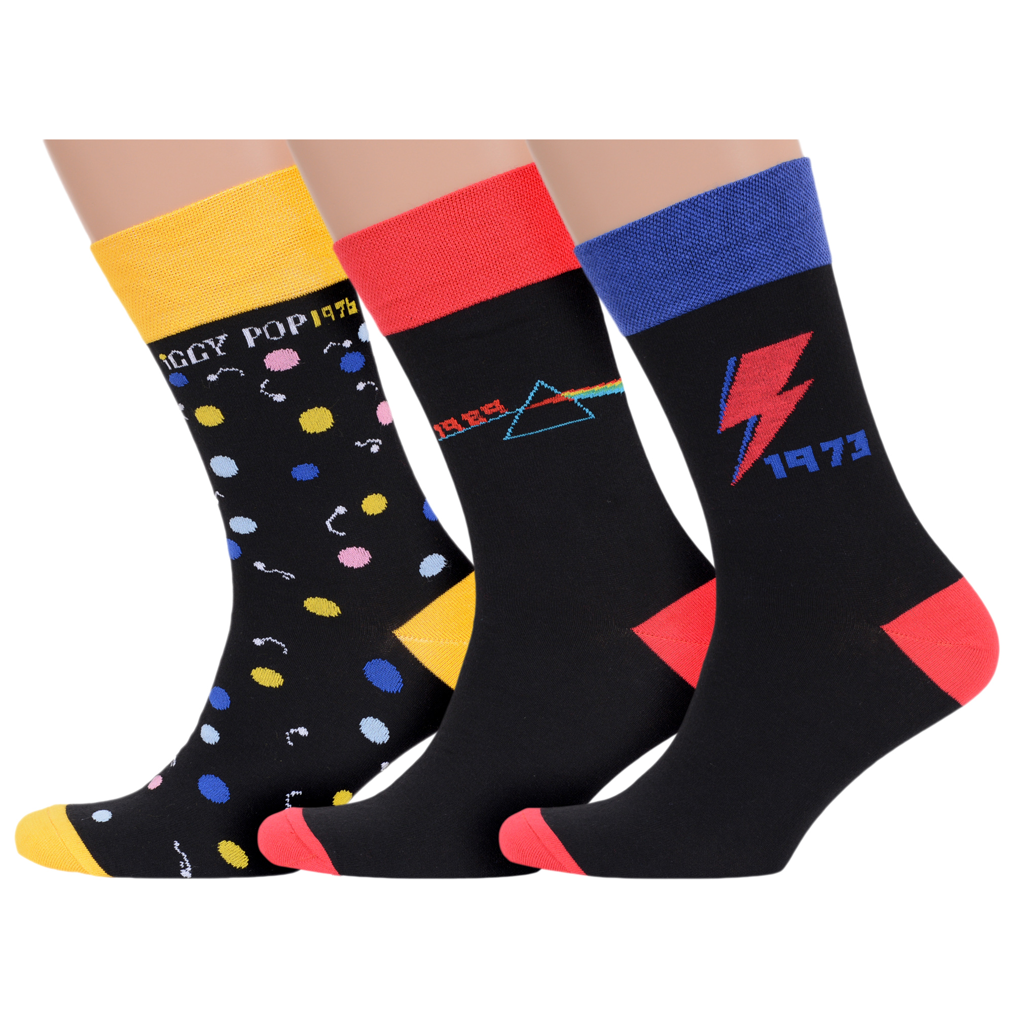 

Комплект носков мужских MoscowSocksClub msk3-М44 разноцветных 29, msk3-М44
