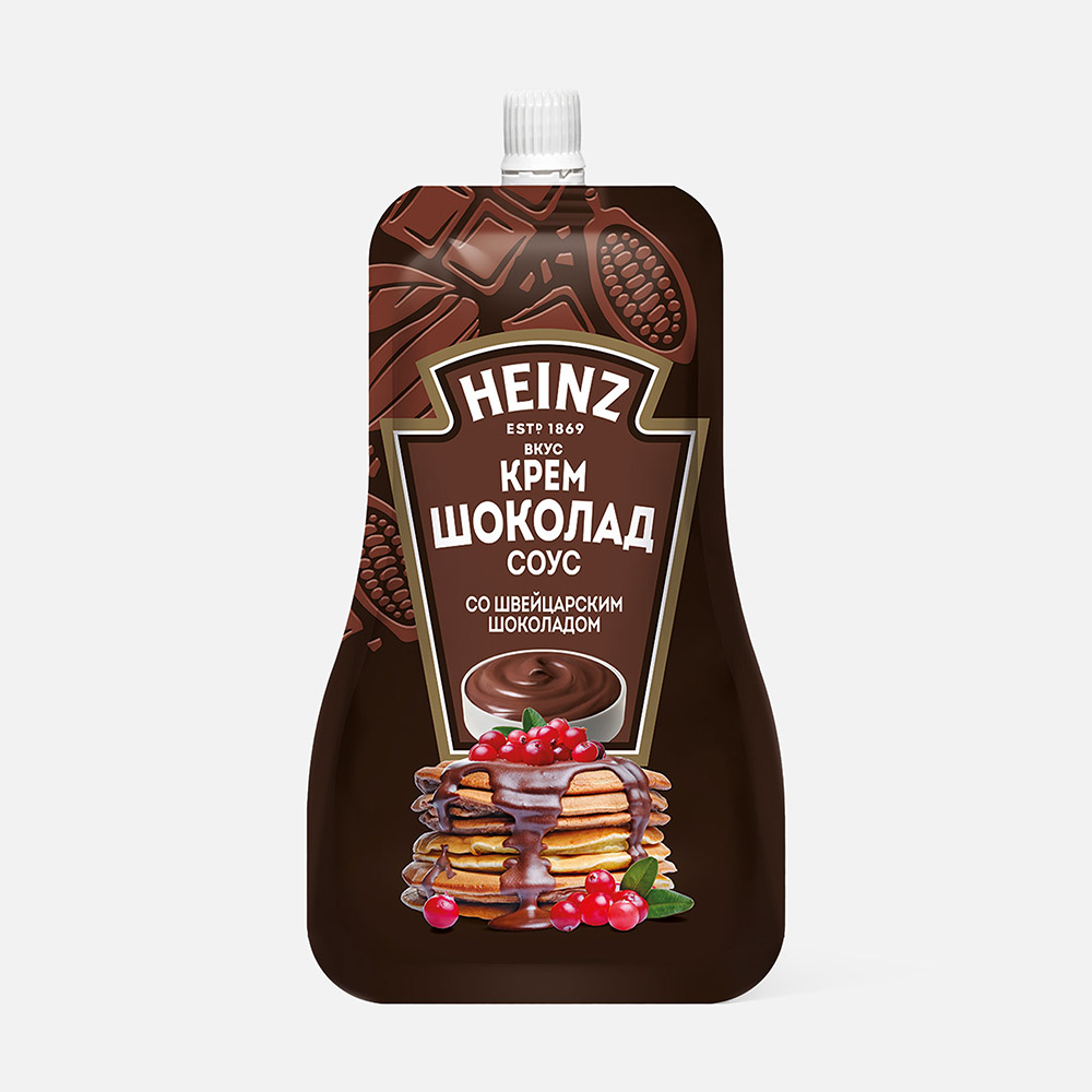 Соус Heinz, десертный, швейцарский шоколад, 200 г