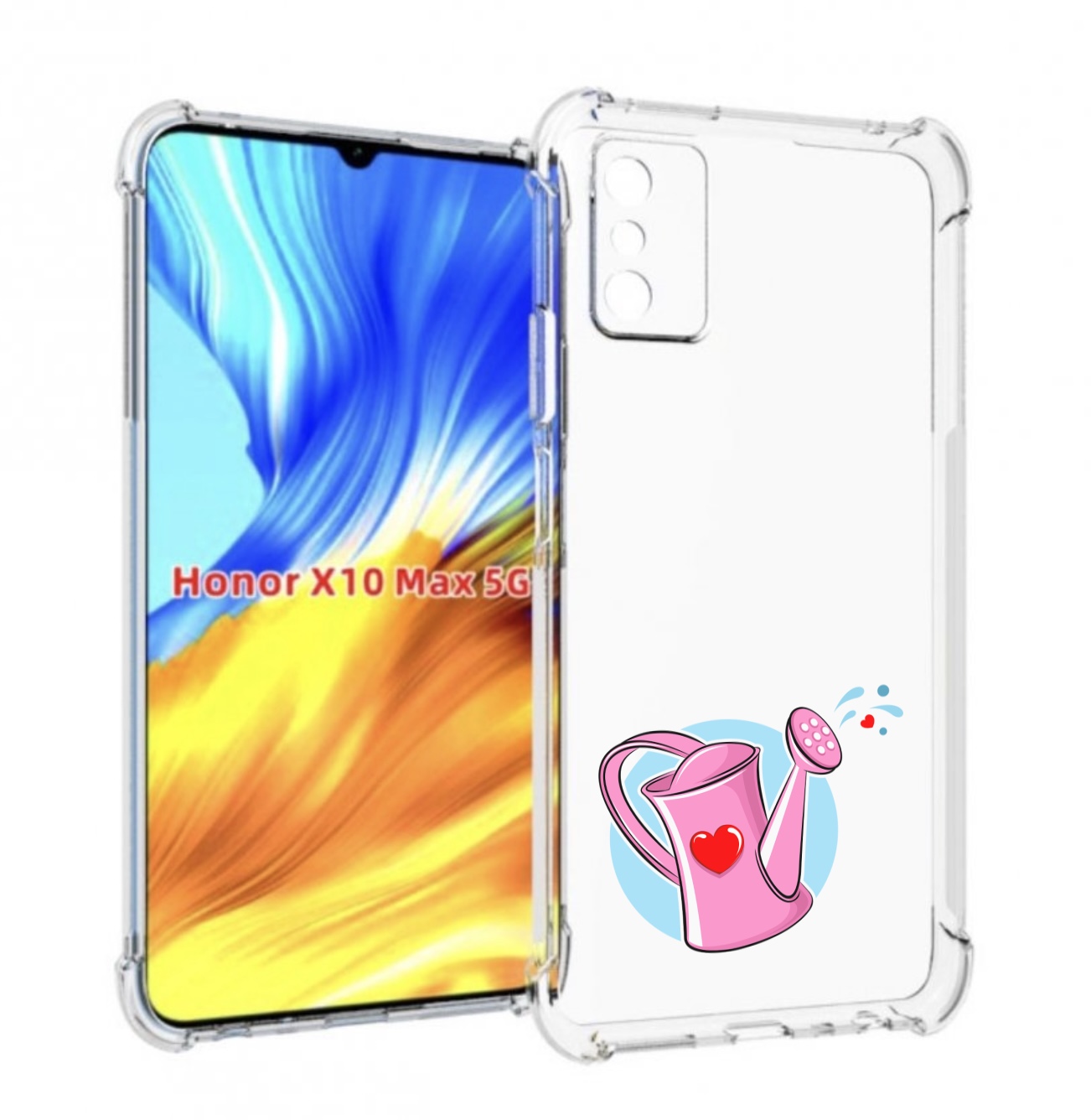 

Чехол MyPads Лейка любви 14 февраля для Honor X10 Max, Прозрачный, Tocco