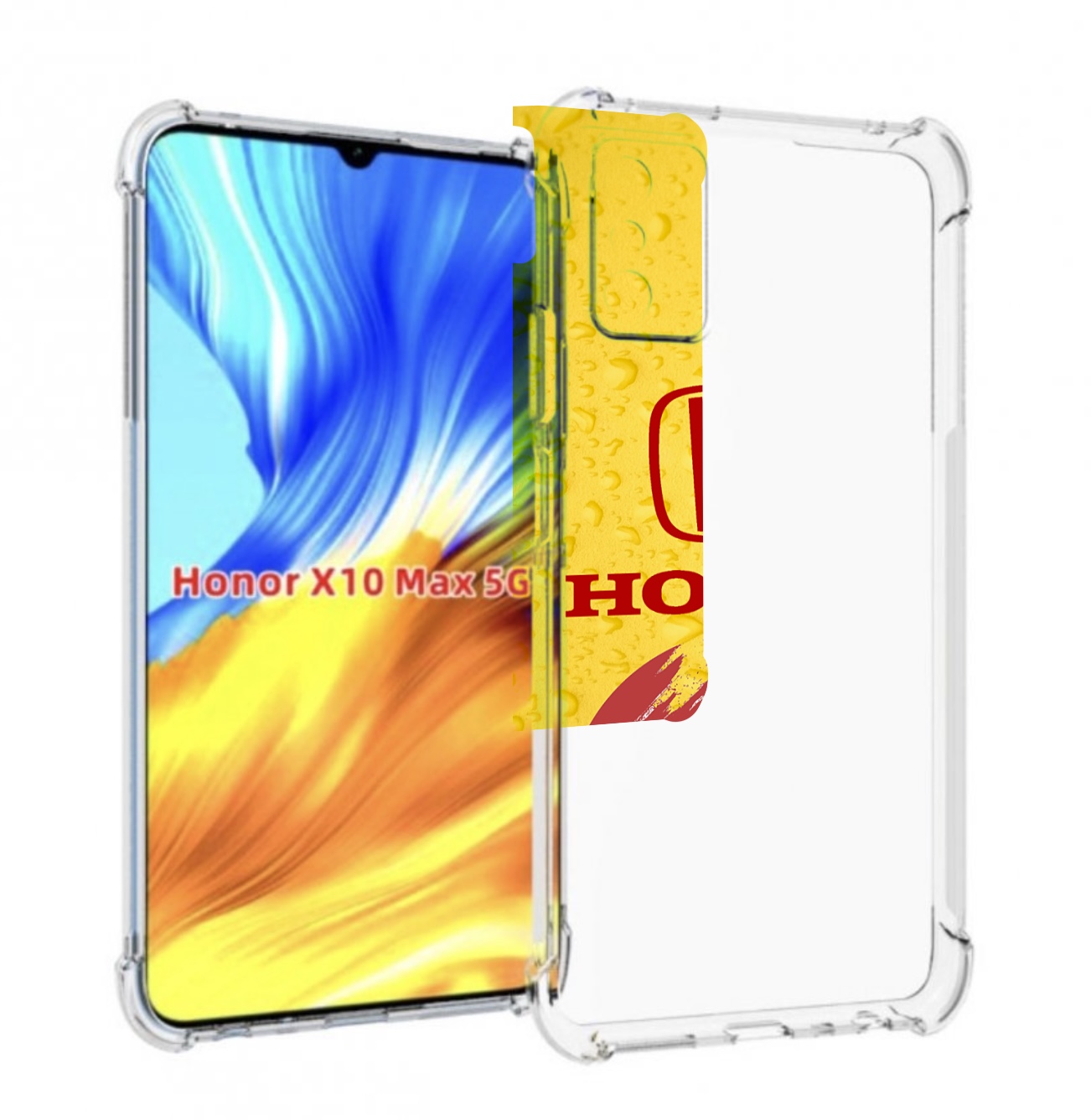 

Чехол MyPads honda-motor для Honor X10 Max, Прозрачный, Tocco