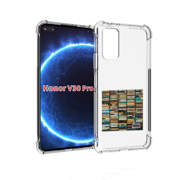 

Чехол бампер MyPads 2004 Скриптонит для Honor V30 Pro, Прозрачный, Tocco