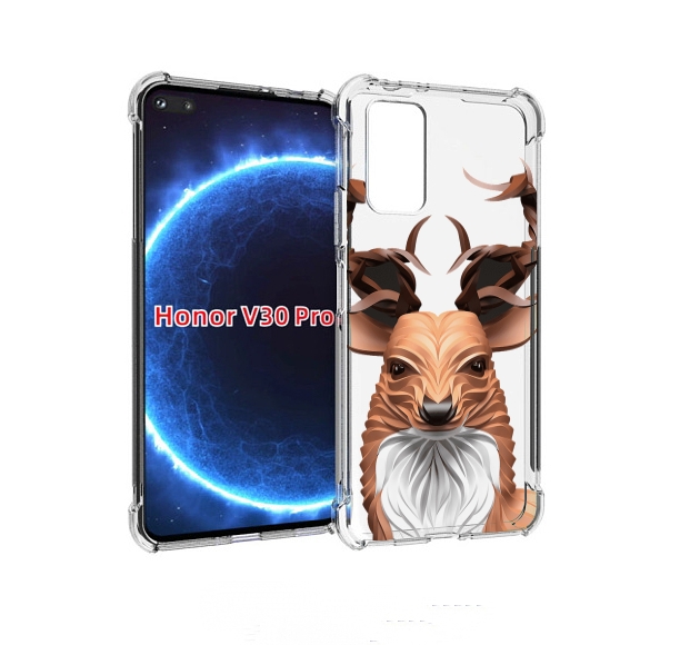 

Чехол бампер MyPads 3D-олень для Honor V30 Pro, Прозрачный, Tocco