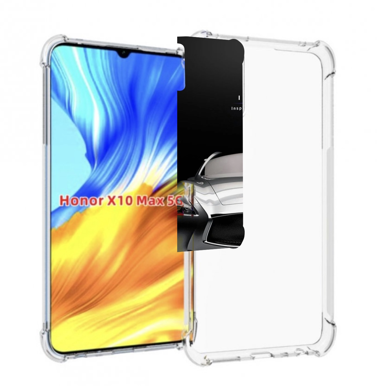 

Чехол Mypads Infiniti 1 Для Honor X10 Max, Прозрачный, Tocco