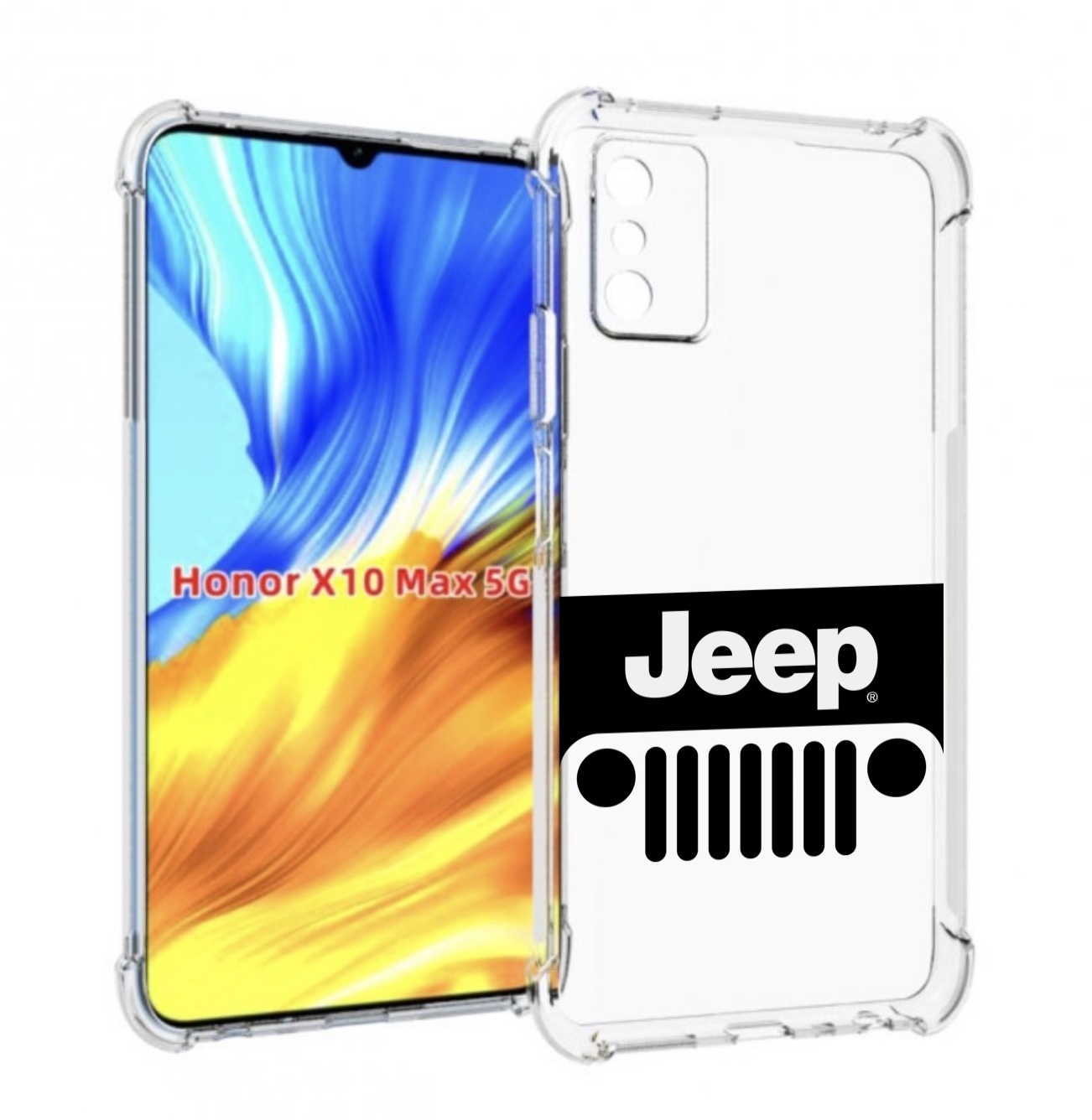 

Чехол Mypads Jeep 3 Мужской Для Honor X10 Max, Прозрачный, Tocco